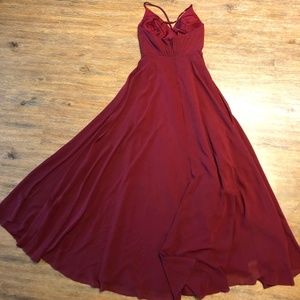 Spaghetti Strap Full Skirt Bridesmaid Dress - David's Bridal